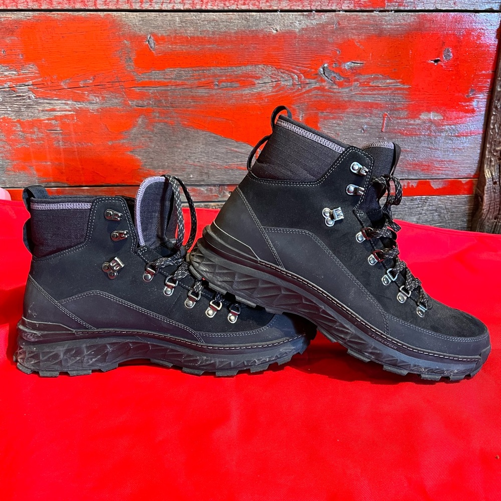 Cole Haan Men's 5.ZeroGrand Black WP Hiker Boots - 13M